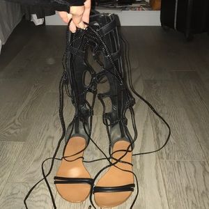 Aldo lace up sandals